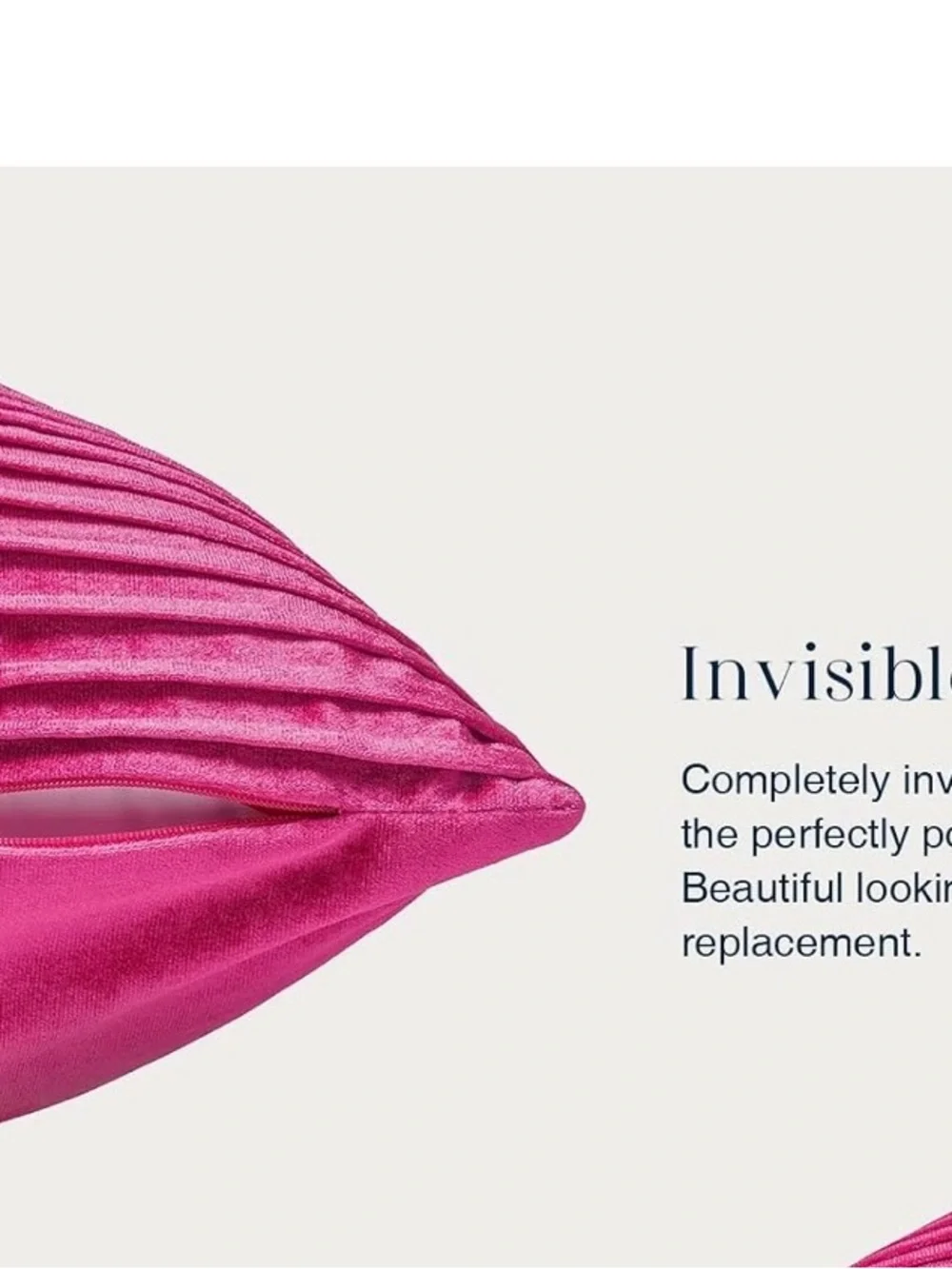 Hot Pink Ribbed Velvet Throw Pillow Cover - Home Bedding